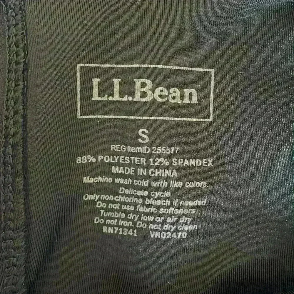 LL Bean Capri Leggings in Black Size Small EUC - Picture 6 of 8